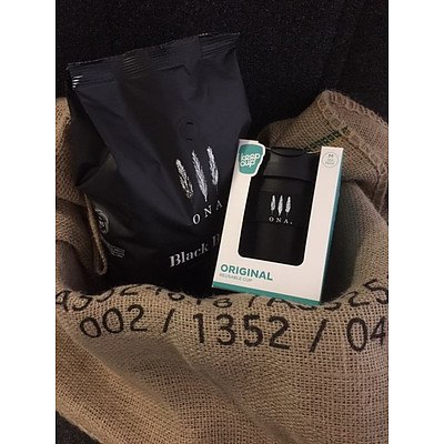 ONA Coffee Beans and KeepItCool Cup
