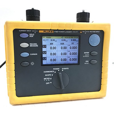 Fluke 1735 Three Phase Power Logger - ORP $3,999