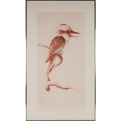 Peter Hickey (1942 -) Australian Family Portrait 1984, Limited Edition Etching