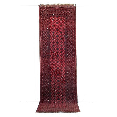 Baluch Hand Knotted Wool Pile Runner