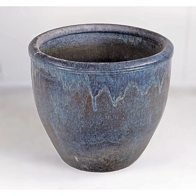 Large Glazed Ceramic Planter