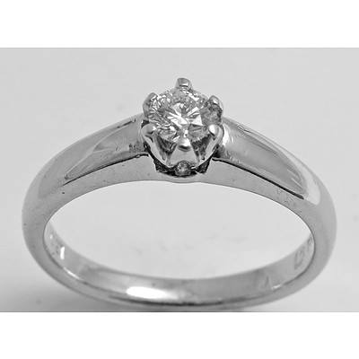 18ct White Gold Diamond Ring