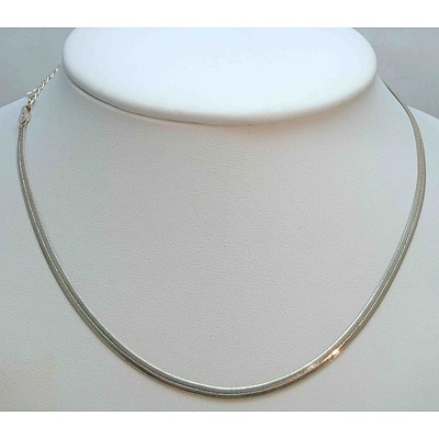 Sterling Silver Herringbone mesh Chain