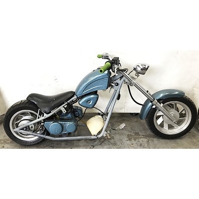 Chopper-Style Home Made Petrol Bike