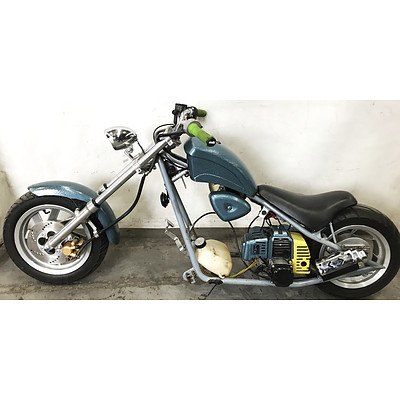Chopper-Style Home Made Petrol Bike