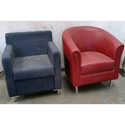 Group of Eight Lounge Chairs