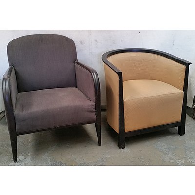 Group of Eight Lounge Chairs