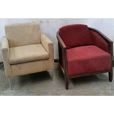 Group of Eight Lounge Chairs