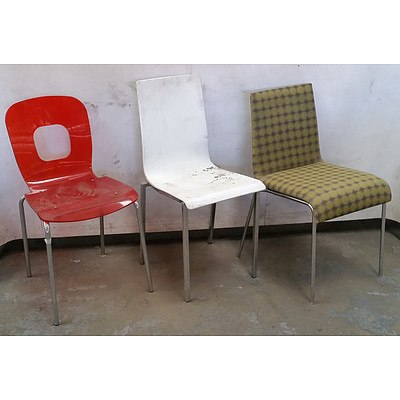 Large Group of Chairs and Stools