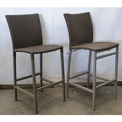 Rauch Outdoor Bar Chair and Another