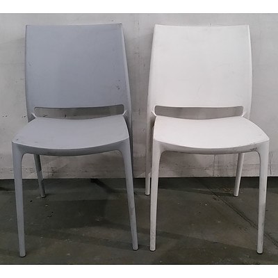 Plastic Chairs - Lot Of 4