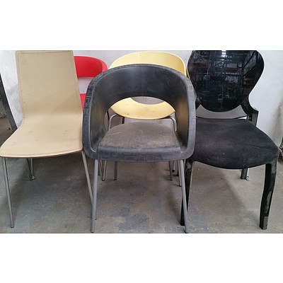 Contemporary Occasional Chairs Lot of Six