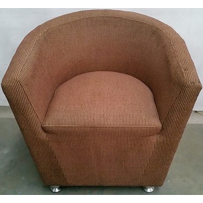 Contemporary Occasional Tub Chair