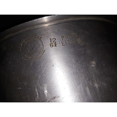 Vintage Aluminium saucepans