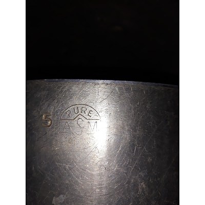 Vintage Aluminium saucepans