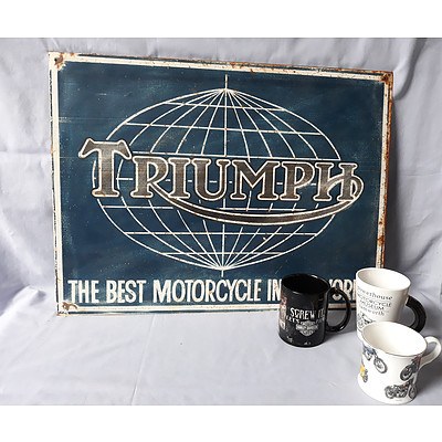 Motorcycle memorabilia
