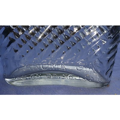 vintage gin bottle, hip flask, wine stoppers & pub sign