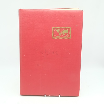 Stamp Dealers Stock Book Cyprus With Stamps From Queen Victoria Onwards