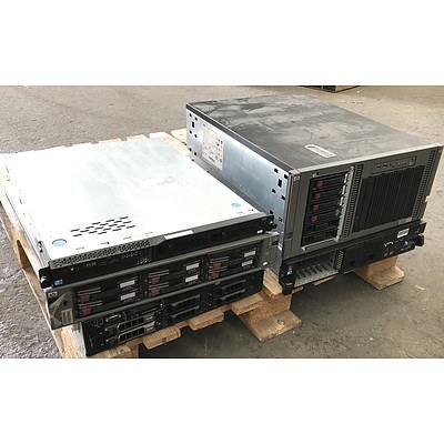 IBM Dell & Hp Servers - Lot of 5