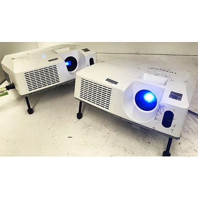 Hitachi CP-X3010N XGA 3LCD Projectors - Lot of 2