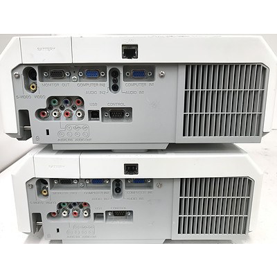 Hitachi CP-X3010N XGA 3LCD Projectors - Lot of 2
