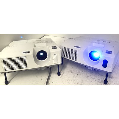 Hitachi CP-X3010N XGA 3LCD Projectors - Lot of 2