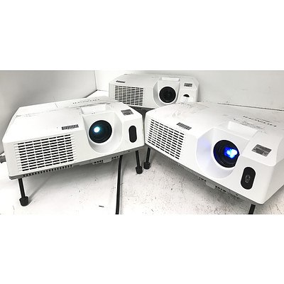 Hitachi CP-X3010N XGA 3LCD Projectors - Lot of 3