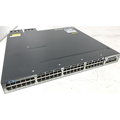 Cisco WS-C3750X-48PF-S V06 Gigabit Switch