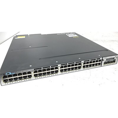Cisco WS-C3750X-48PF-S V06 Gigabit Switch