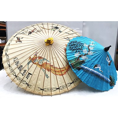 Two Chinese Style Umbrellas
