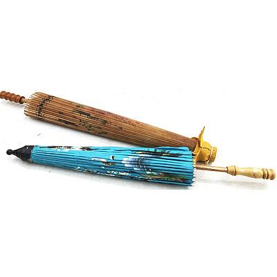 Two Chinese Style Umbrellas