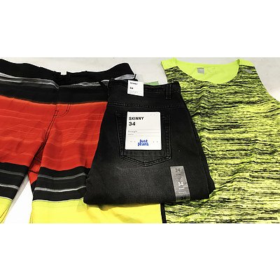 Bulk Lot of Brand New Men's Clothing - RRP Over $500