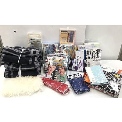 Bulk Lot of Brand New Manchester & Bathroom Accessories - RRP Over $400
