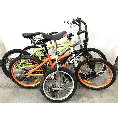 BMX Bikes & a Unicycle - Lot of 4