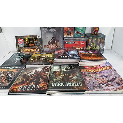 Selection of Fantasy Books, Cards, Models and Figurines