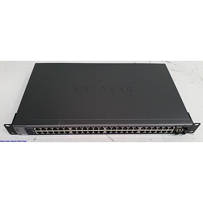 Netgear ProSafe (GSM7248 v2) 48G L2 48-Port Gigabit Managed Switch with Static Routing