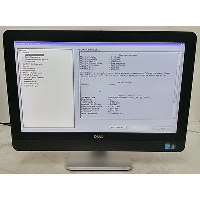 Dell OptiPlex 9020 AIO Core i5 (4570S) 2.90GHz 23" All-in-One Computer