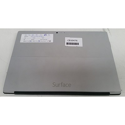 Microsoft Surface (1631) Pro 3 12-Inch 128GB Core i5 (4300U) 1.90GHz 2-in-1 Detachable Laptop