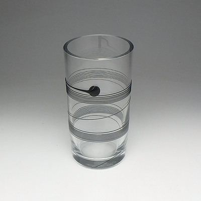 Bertil Vallien (1936-) Kosta Boda Art Glass Vase