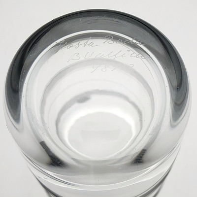 Bertil Vallien (1936-) Kosta Boda Art Glass Vase