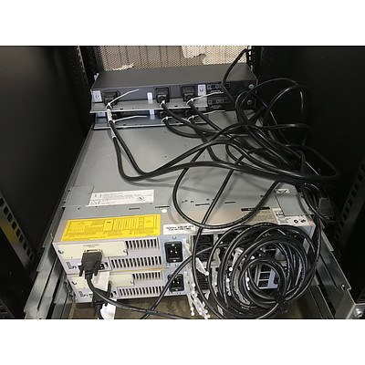 Three Hp EVA4400 Server Racks