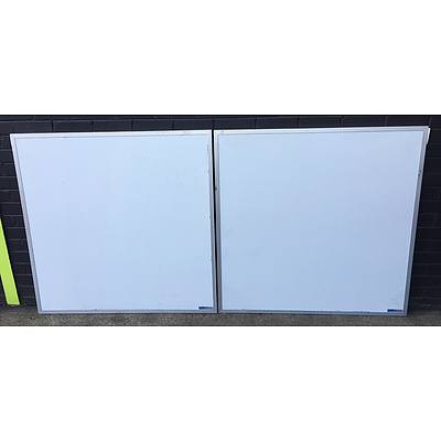 Assortment of Four Whiteboards