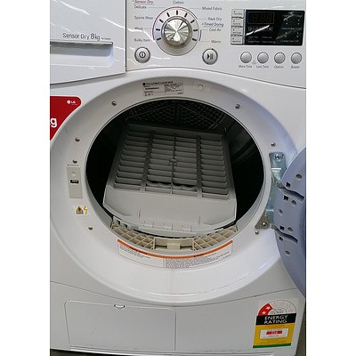 LG Sensor Dry 8kg Condenser Clothes Dryer