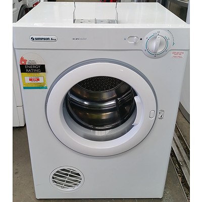 Simpson 6KG Ezi Loader Clothes Dryer