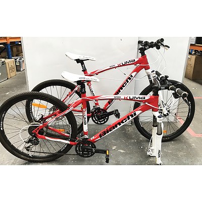 Bianchi 5100 Kuma 27 Speed Mountain Bikes - Lot of 2