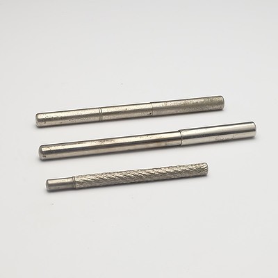 Three Vintage Fountain Pens, Including The Silver King