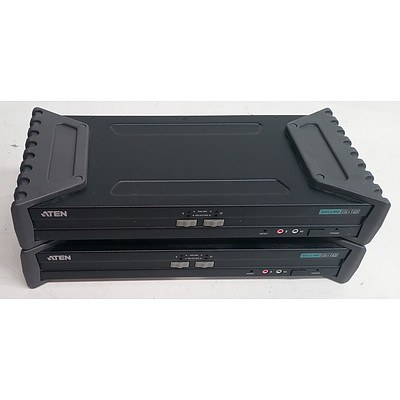 Aten (CS1182) Secure DVI-I KVM Switch - Lot of Two