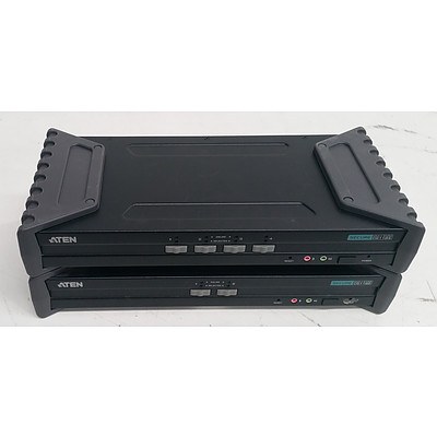 Aten (CS1182/CS1184) Secure DVI-I KVM Switch - Lot of Two
