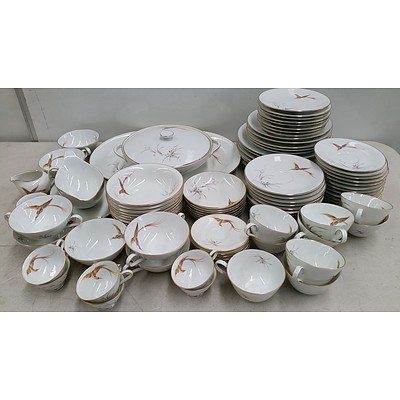 Heinrich Bird of Paradise 89 Piece Dinner Service