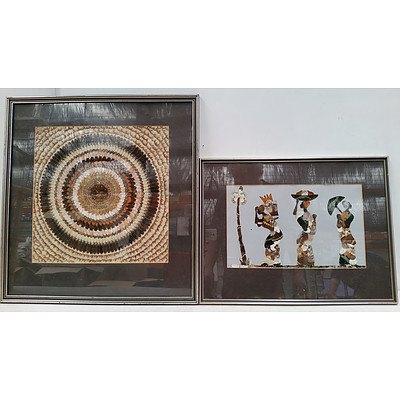 Butterfly Wing Artworks - Lot of Two